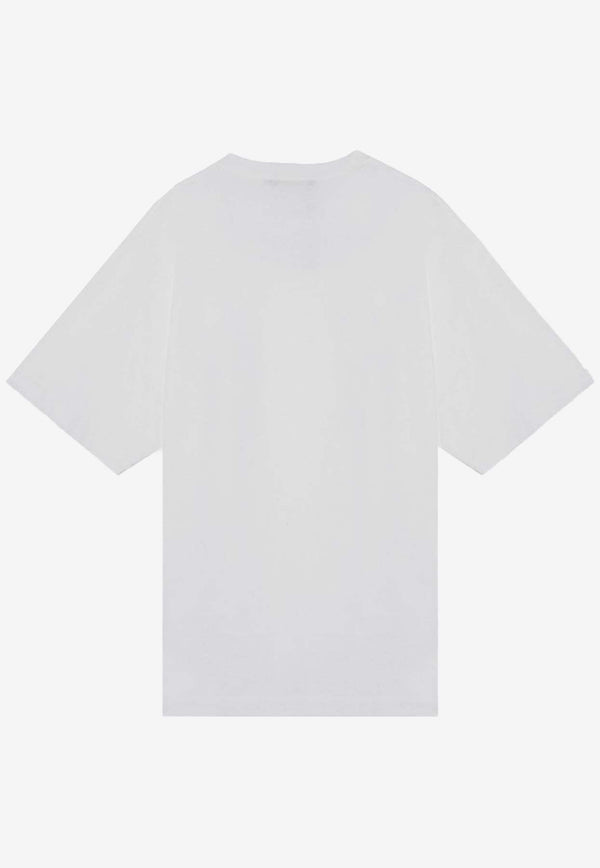 Dolce 
Gabbana Logo Plaque Basic T-shirt White G8PN9TG7NTW/P_DOLCE-S9000