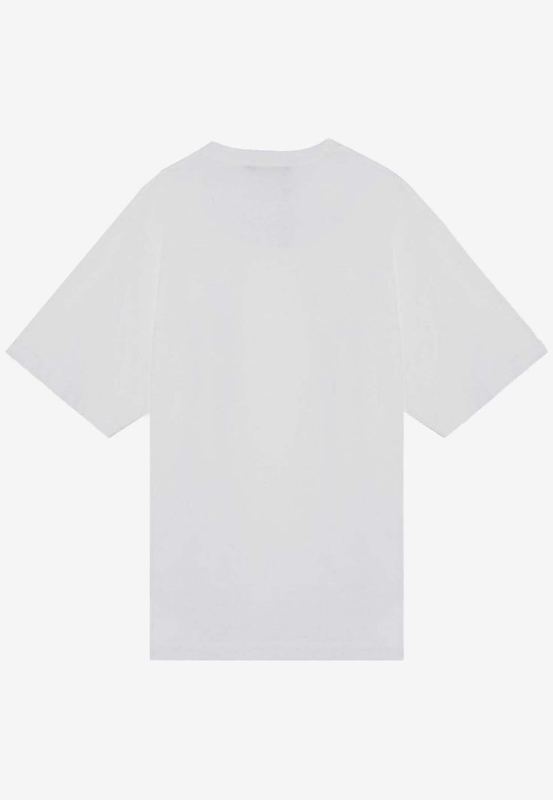 Dolce 
Gabbana Logo Plaque Basic T-shirt White G8PN9TG7NTW/P_DOLCE-S9000