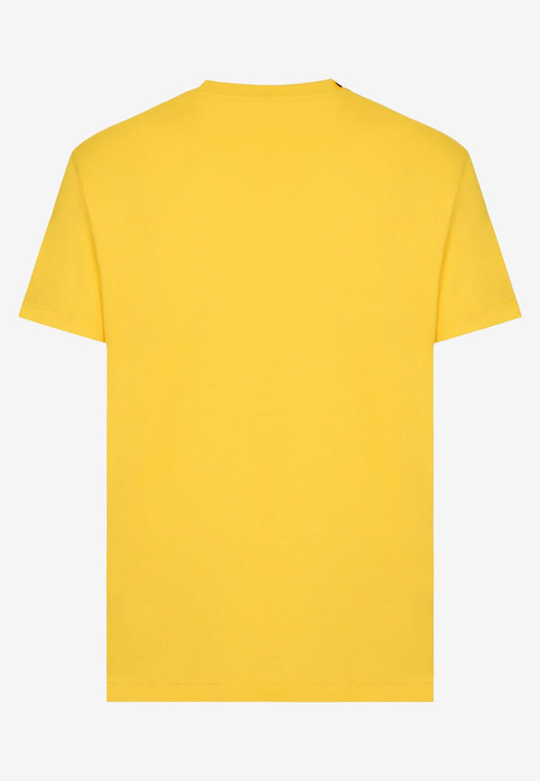 Dolce 
Gabbana Logo Short-Sleeved T-shirt G8PT1T G7JV9 A0417 Yellow