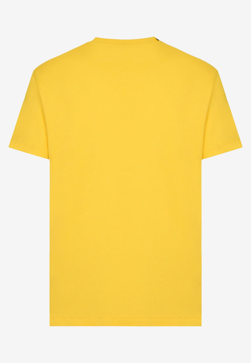 Dolce 
Gabbana Logo Short-Sleeved T-shirt G8PT1T G7JV9 A0417 Yellow