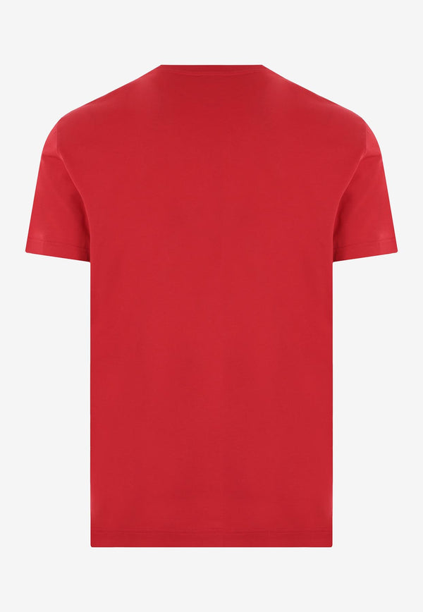 Dolce 
Gabbana Logo Short-Sleeved T-shirt G8PT1T G7JV9 RC365 Red