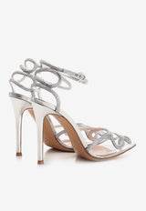 Gianvito Rossi 105 Crystal-Embellished Pumps Silver G95447 15RIC PULTRSS BURMA METAL TRASP SILVE