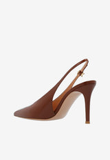 Gianvito Rossi Robbie 85 Slingback Pumps G95461 85RIC TOKHAVA TOKIO HAVANA