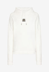 Dolce 
Gabbana Logo Hooded Sweatshirt G9AGQT HU7OA W0111 White