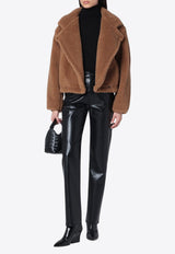 Max Mara Gardone Cropped Teddy Coat Camel GARDONEWO/Q_MAXM-001