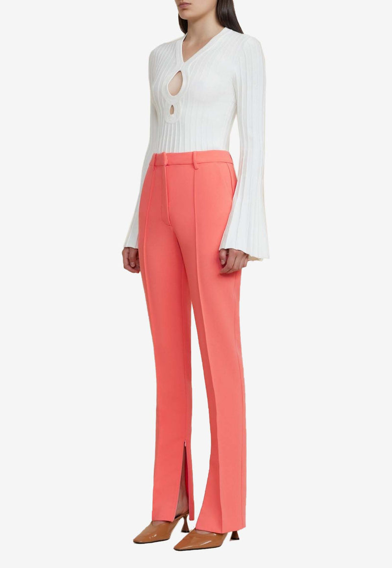 Acler Newland High-Waist Pants Pink