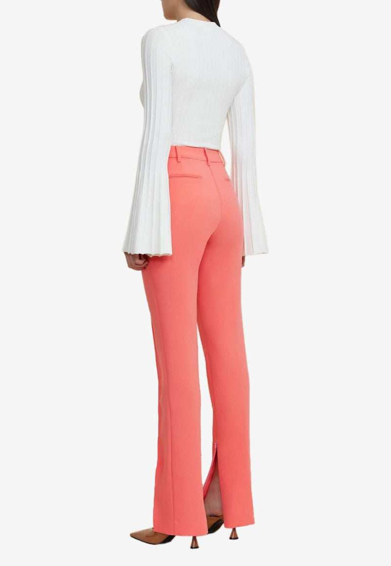 Acler Newland High-Waist Pants Pink