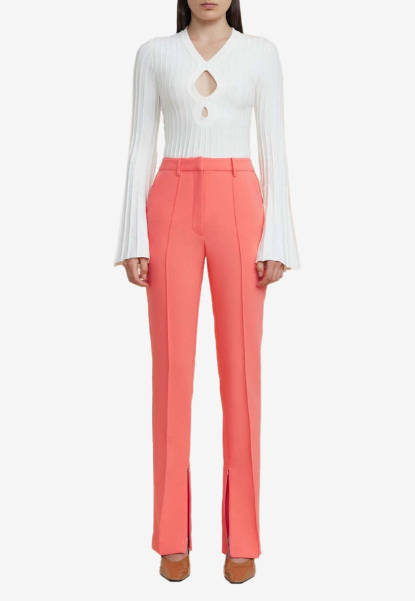 Acler Newland High-Waist Pants Pink