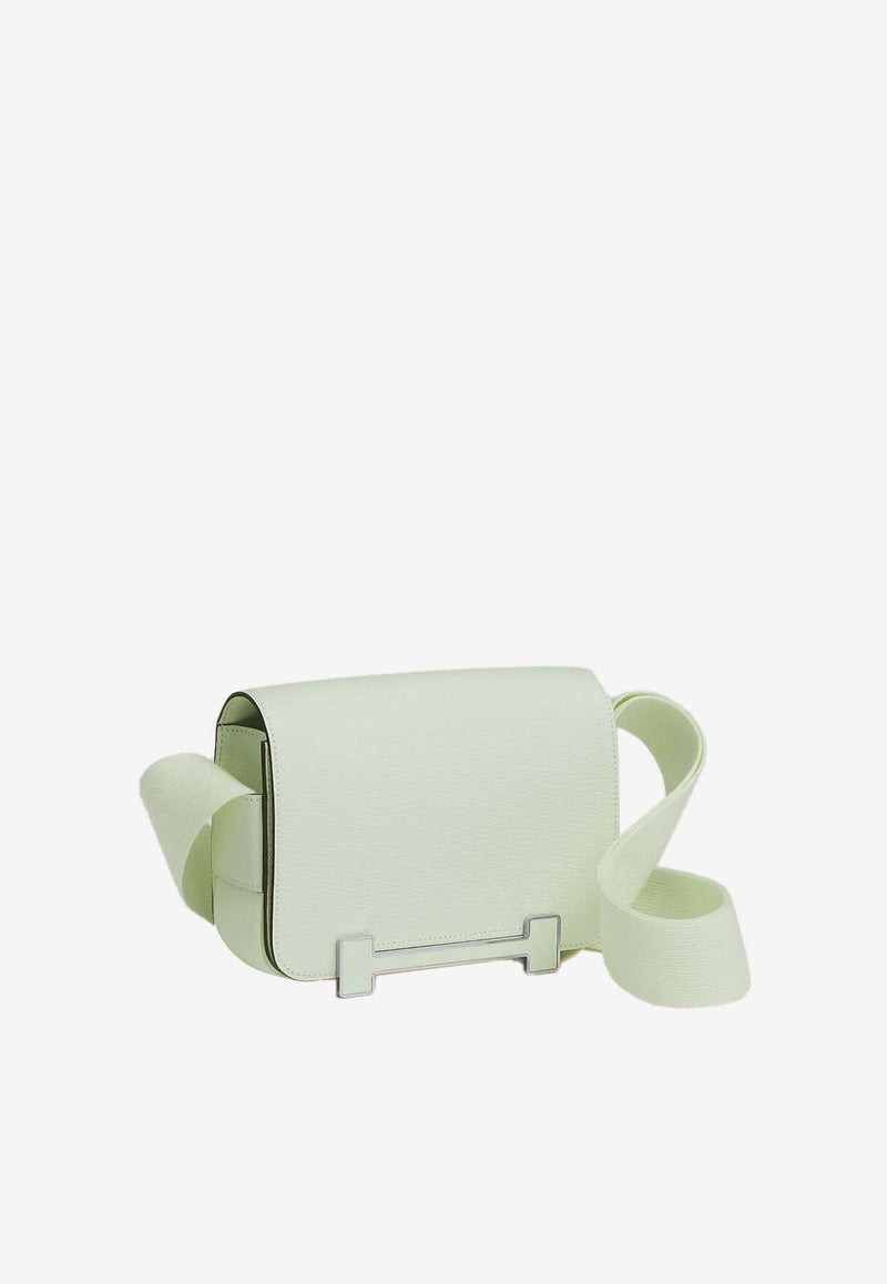 Geta Shoulder Bag in Vert Fizz Chèvre Mysore with Palladium Hardware