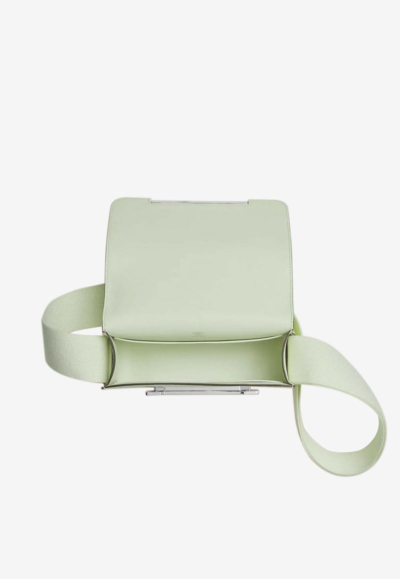 Geta Shoulder Bag in Vert Fizz Chèvre Mysore with Palladium Hardware