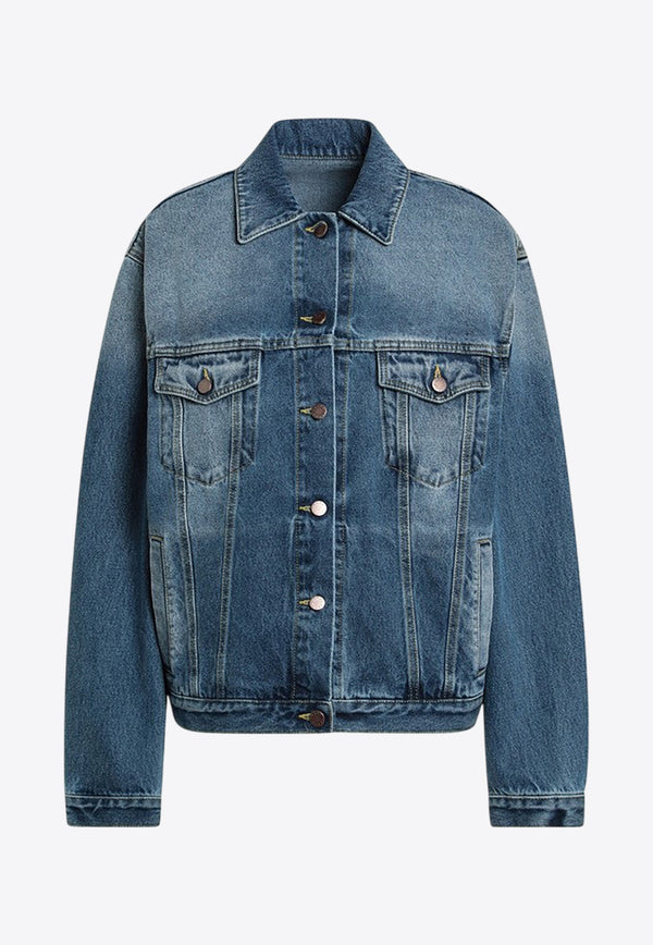 Prada Washed Denim Jacket Blue GFB317OOO16PK/Q_PRADA-F0V3N