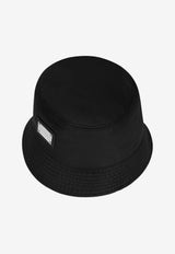 Dolce 
Gabbana Logo Bucket Hat GH701A GF853 N0000 Black