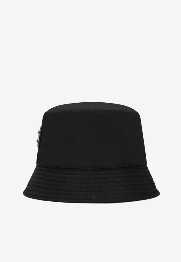 Dolce 
Gabbana Logo Bucket Hat GH701A GF853 N0000 Black