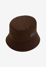 Dolce 
Gabbana Logo Bucket Hat GH878A FUEFE M0696 Brown