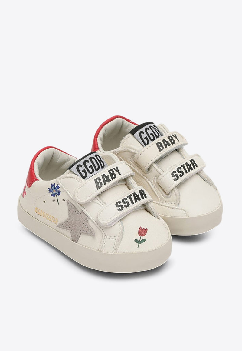 Golden Goose DB Kids Babies Old School Low-Top Sneakers Red GIF00166F006233/P_GOLDE-10953