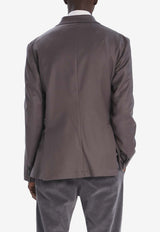 Barena Venezia Borgo Single-Breasted Blazer Gray GIU47800482GREY