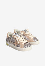 Golden Goose DB Kids Girls Super-Star Glitter Sneakers GJF00101-F006062-55603GOLD