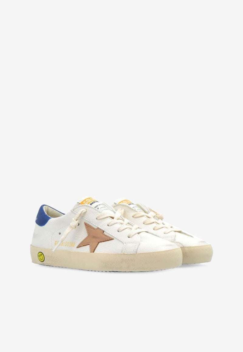 Golden Goose DB Kids Boys Super-Star Low-Top Sneakers GJF00101-F006067-11899WHITE