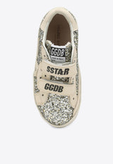 Golden Goose DB Kids Girls Old School Glittered Sneakers Metallic GJF00111F005314/P_GOLDE-65195