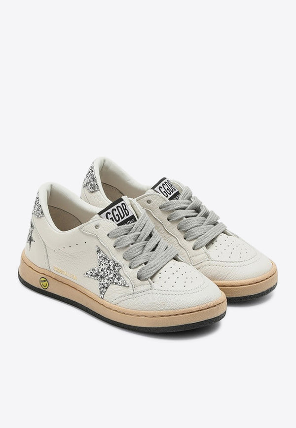 Golden Goose DB Kids Girls Ball Star Low-Top Sneakers White GJF00439F004826/Q_GOLDE-80185