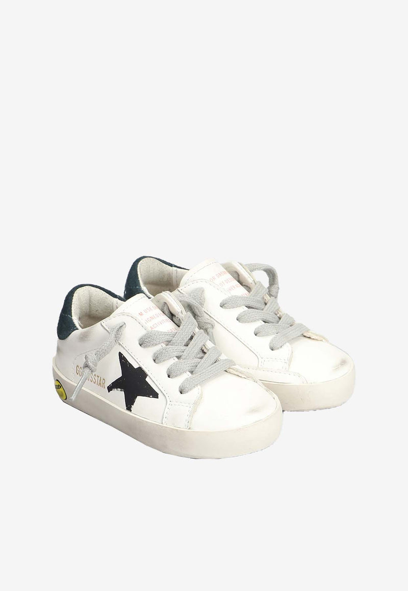 Golden Goose DB Kids Kids Super-Star Low-Top Sneakers GJF00498-F006063-10349WHITE/BLACK