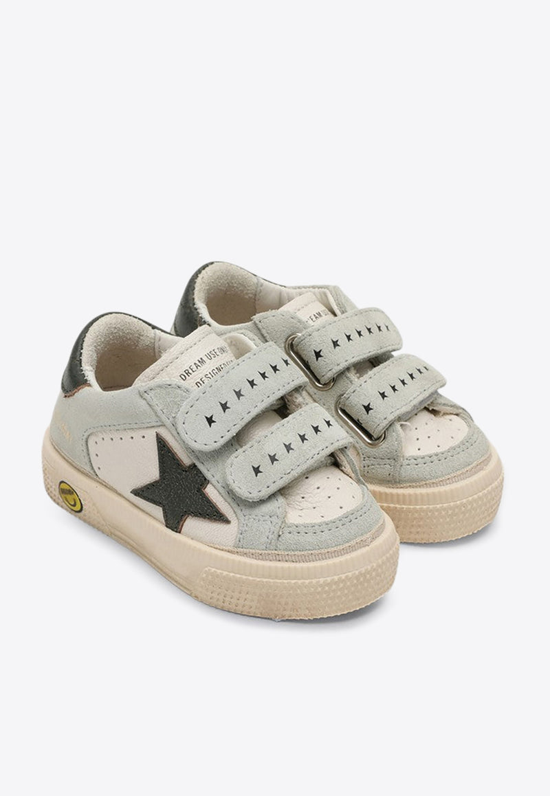 Golden Goose DB Kids Boys May School Low-Top Sneakers White GJF00612F006082/P_GOLDE-10802