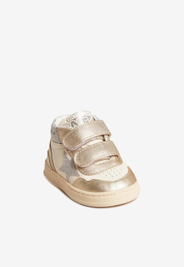 Golden Goose DB Kids Girls June Basket Sneakers GJF00773-F006246-10622SILVER