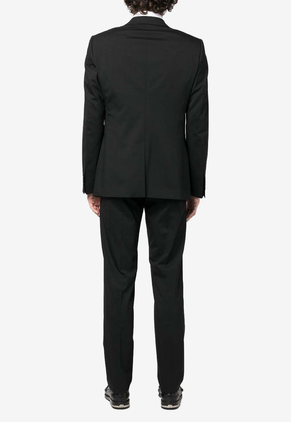 Dolce 
Gabbana Single-Breasted Wool Suit Black GK0RMT GF874 N0000