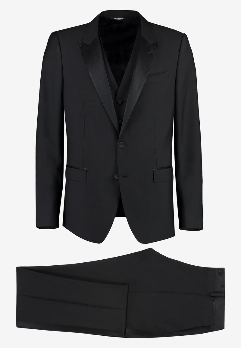 Dolce 
Gabbana Three-Piece Suit Set GK2WMT GG829 N0000 Black