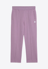 Golden Goose DB Kids Girls Star Print Track Pants Lilac GKP01280P000917/P_GOLDE-82760