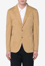 Santaniello Essential Single-Breasted Blazer Beige GL797MFDSE2530/Q_SANTA-11C