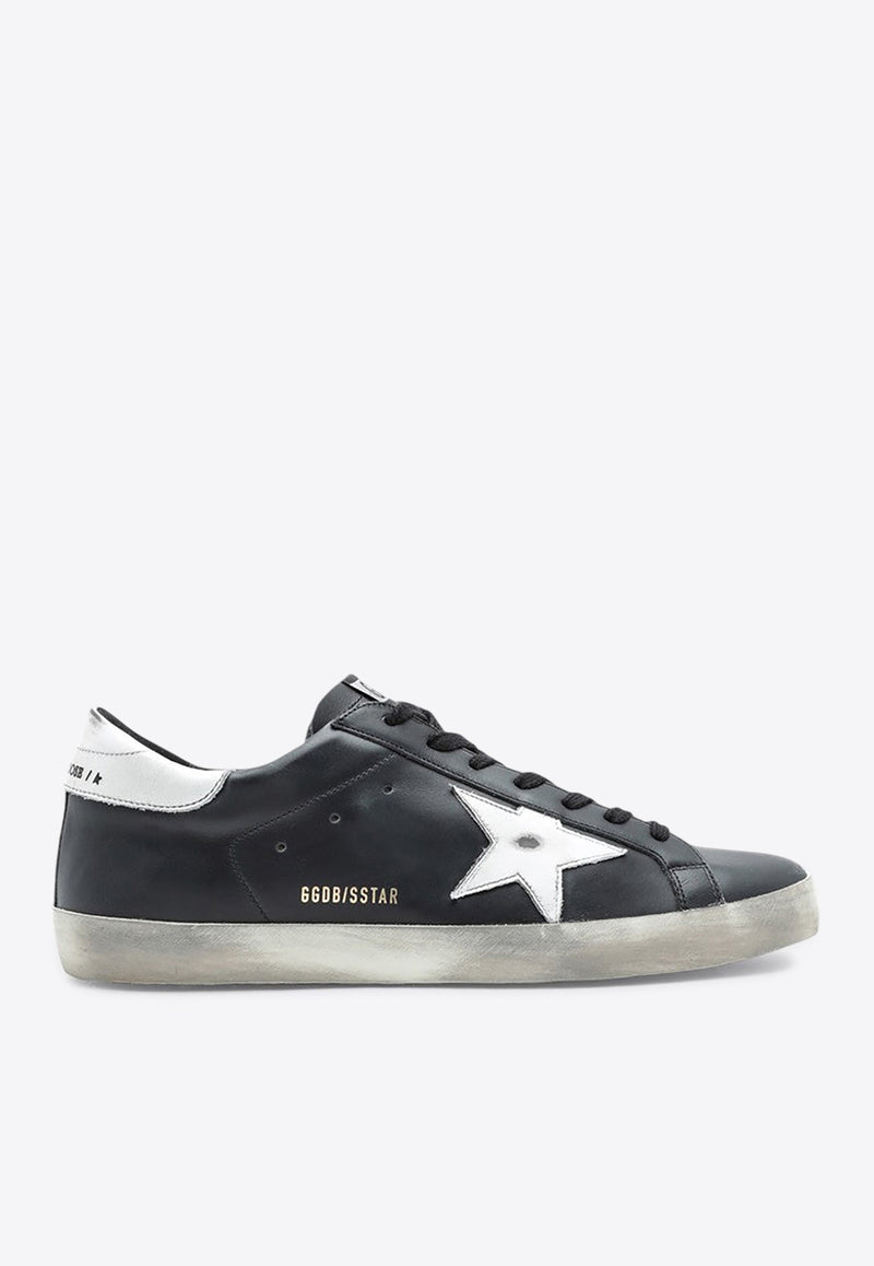 Golden Goose DB Super-Star Distressed Low-Top Sneakers Black GMF00101F000321/P_GOLDE-80203