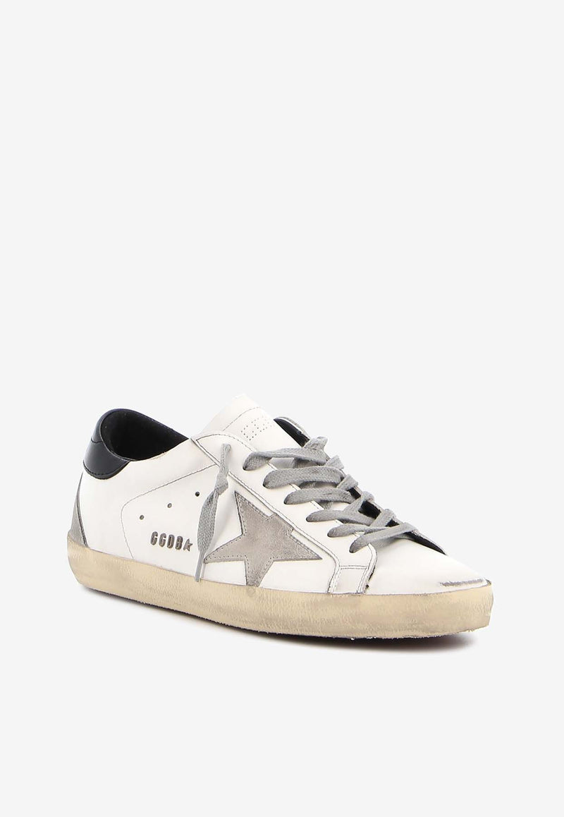 Golden Goose DB Super-Star Distressed Leather Sneakers White GMF00102.F000318.10220WHITE