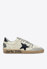 Golden Goose DB Ball Star Distressed Low-Top Sneakers White GMF00117F006869/Q_GOLDE-10509