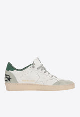 Golden Goose DB Ball Star Low-Top Sneakers in Leather GMF00117.F004746.10802GREEN MULTI