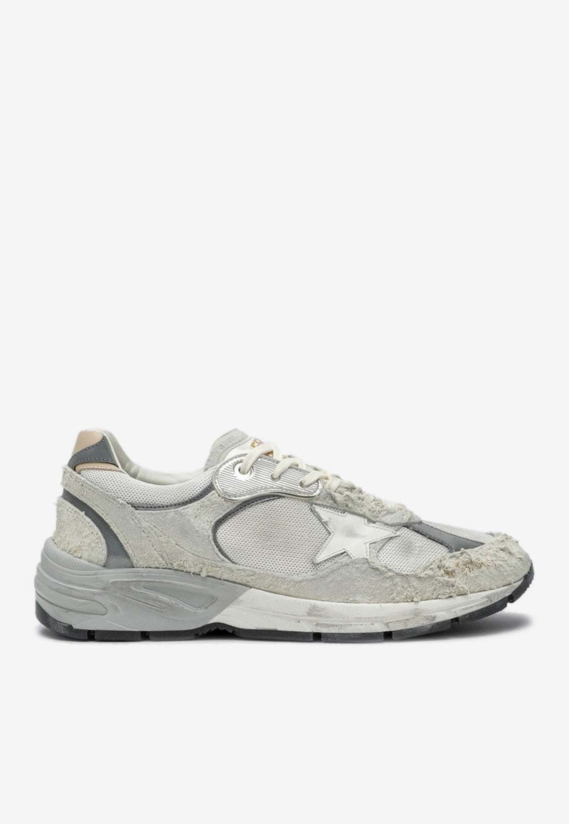 Golden Goose DB Dad-Star Distressed Low-Top Sneakers  White GMF00199F002156/P_GOLDE-80185