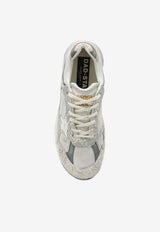 Golden Goose DB Dad-Star Distressed Low-Top Sneakers  White GMF00199F002156/P_GOLDE-80185