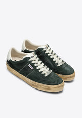 Golden Goose DB Soul Star Distressed Suede Sneakers Green GMF00464F005047/P_GOLDE-35895