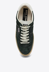 Golden Goose DB Soul Star Distressed Suede Sneakers Green GMF00464F005047/P_GOLDE-35895