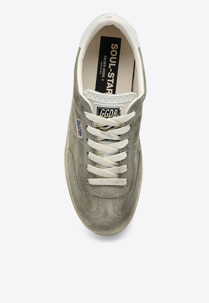 Golden Goose DB Soul Star Distressed Suede Sneakers Beige GMF00464F005047/P_GOLDE-60460