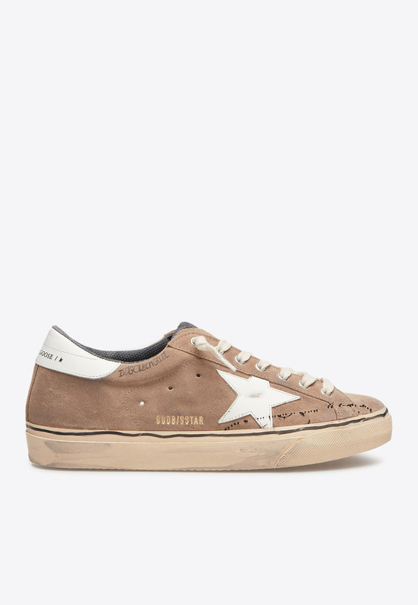 Golden Goose DB Super-Star Suede Low-Top Sneakers Brown GMF00672.F005408.55482BROWN MULTI