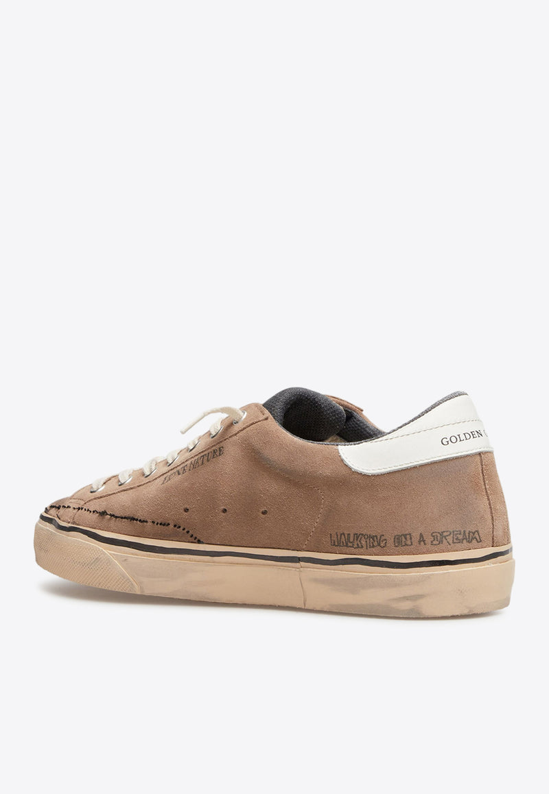 Golden Goose DB Super-Star Suede Low-Top Sneakers Brown GMF00672.F005408.55482BROWN MULTI