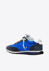 Golden Goose DB Marathon Nylon and Suede Sneakers Blue GMF00683.F005463.50738BLUE