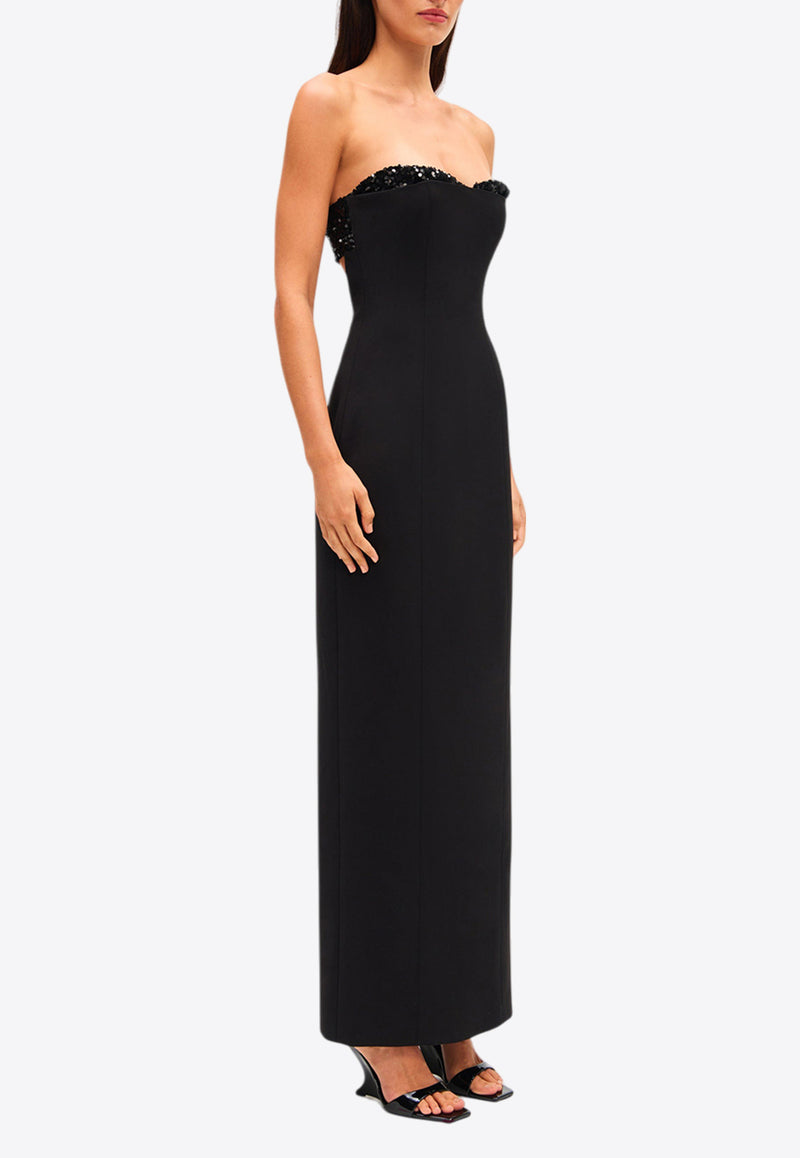 MISHA Damaris Sleeveless Maxi Dress Black GO013BLACK