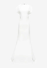 Maticevski Emminence Cap-Sleeved Gown White GO5301/23WHITE