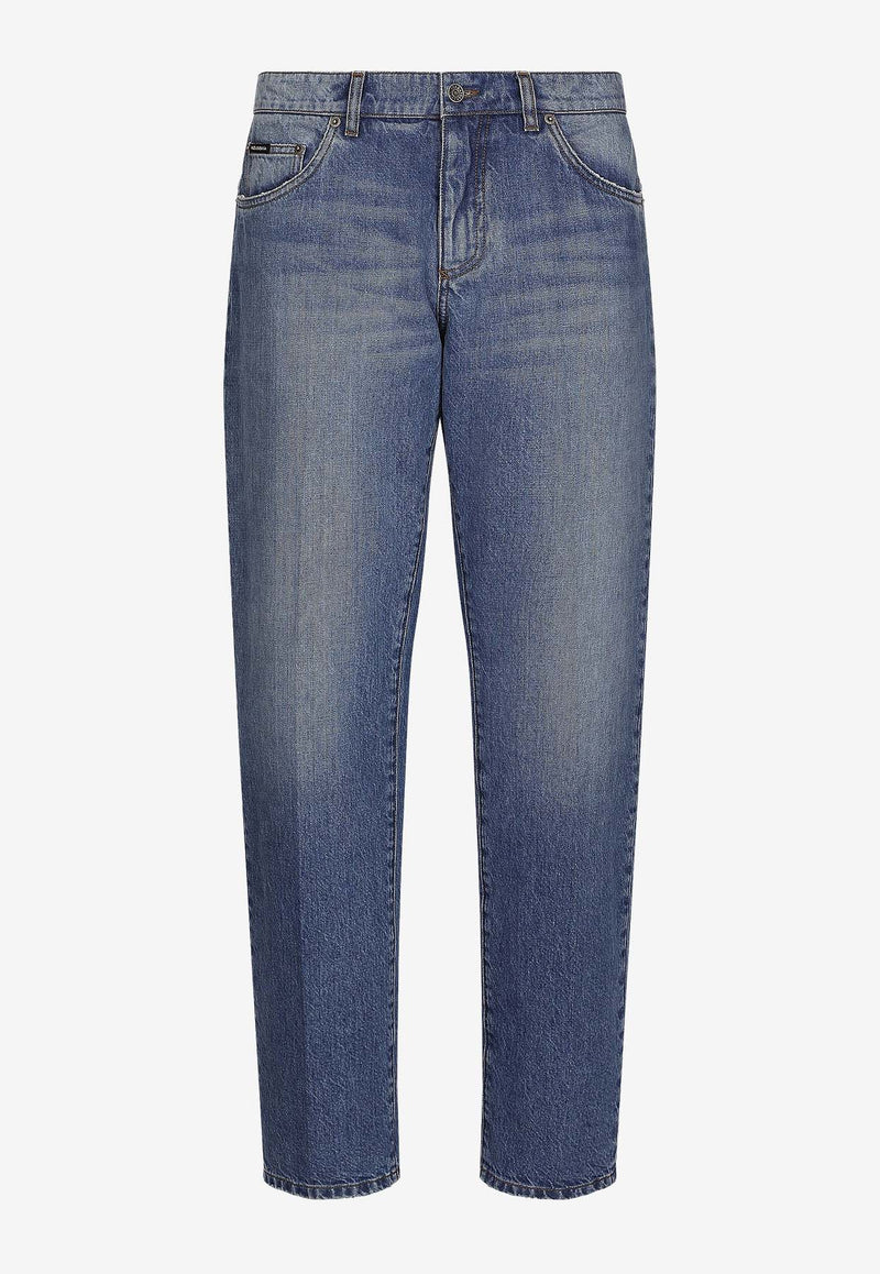 Dolce 
Gabbana Straight-Leg Jeans GP02XD G8KZ6 S9001 Blue