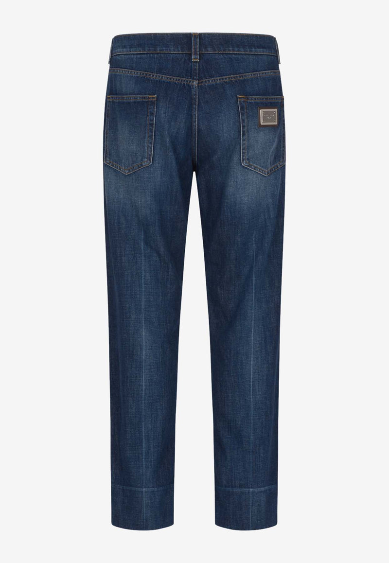 Dolce 
Gabbana Straight-Leg Jeans GP05DD G8KY8 S9001 Blue