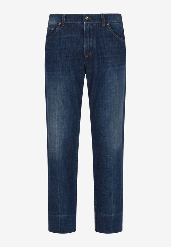 Dolce 
Gabbana Straight-Leg Jeans GP05DD G8KY8 S9001 Blue