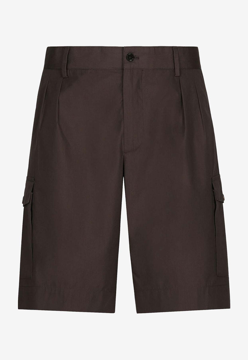 Dolce 
Gabbana Bermuda Poplin Shorts GP092Z FU5SW M4015 Brown