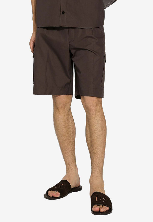 Dolce 
Gabbana Bermuda Poplin Shorts GP092Z FU5SW M4015 Brown